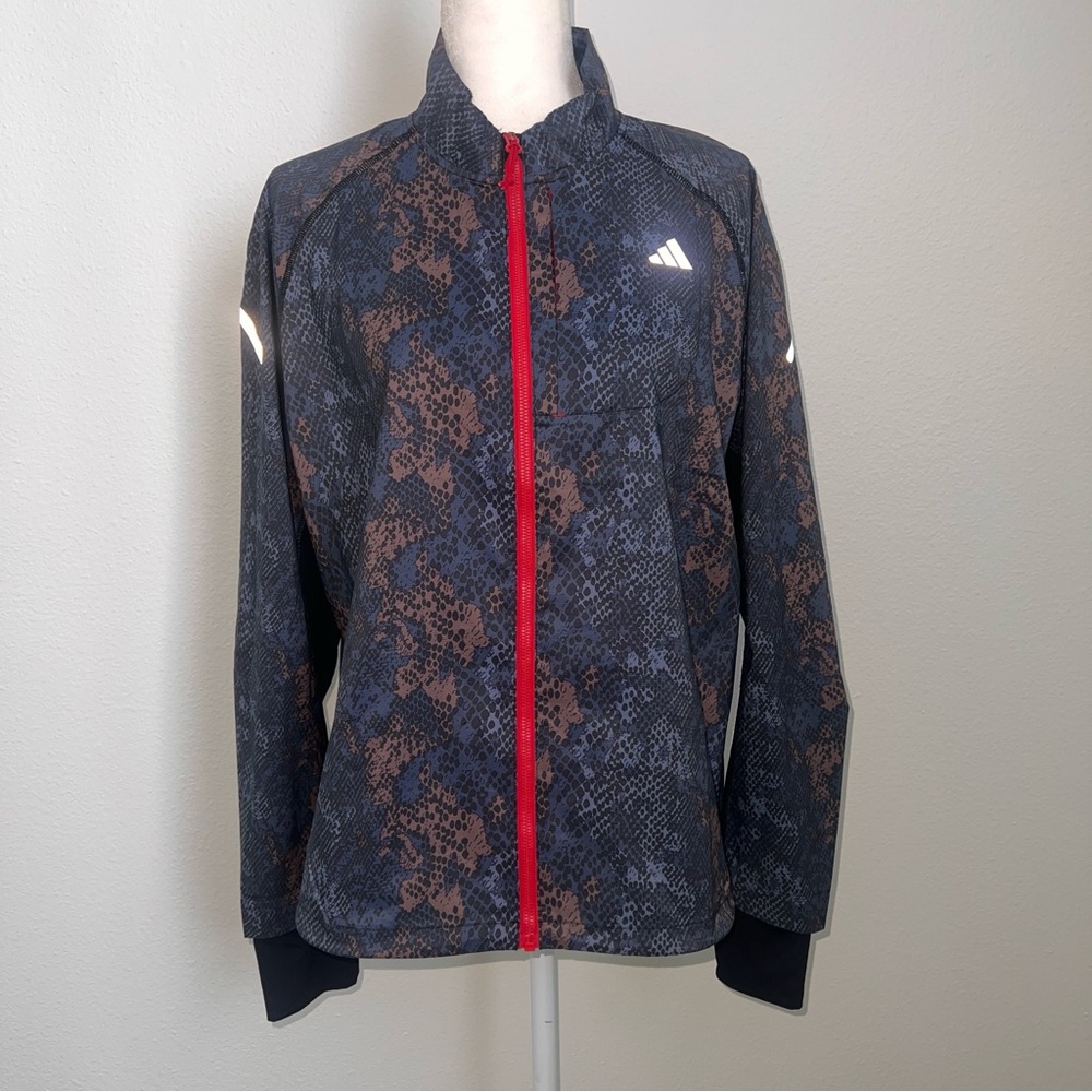 adidas Fast Running Iteration Reflective Snake
Print Jacket - Women's Size M-L